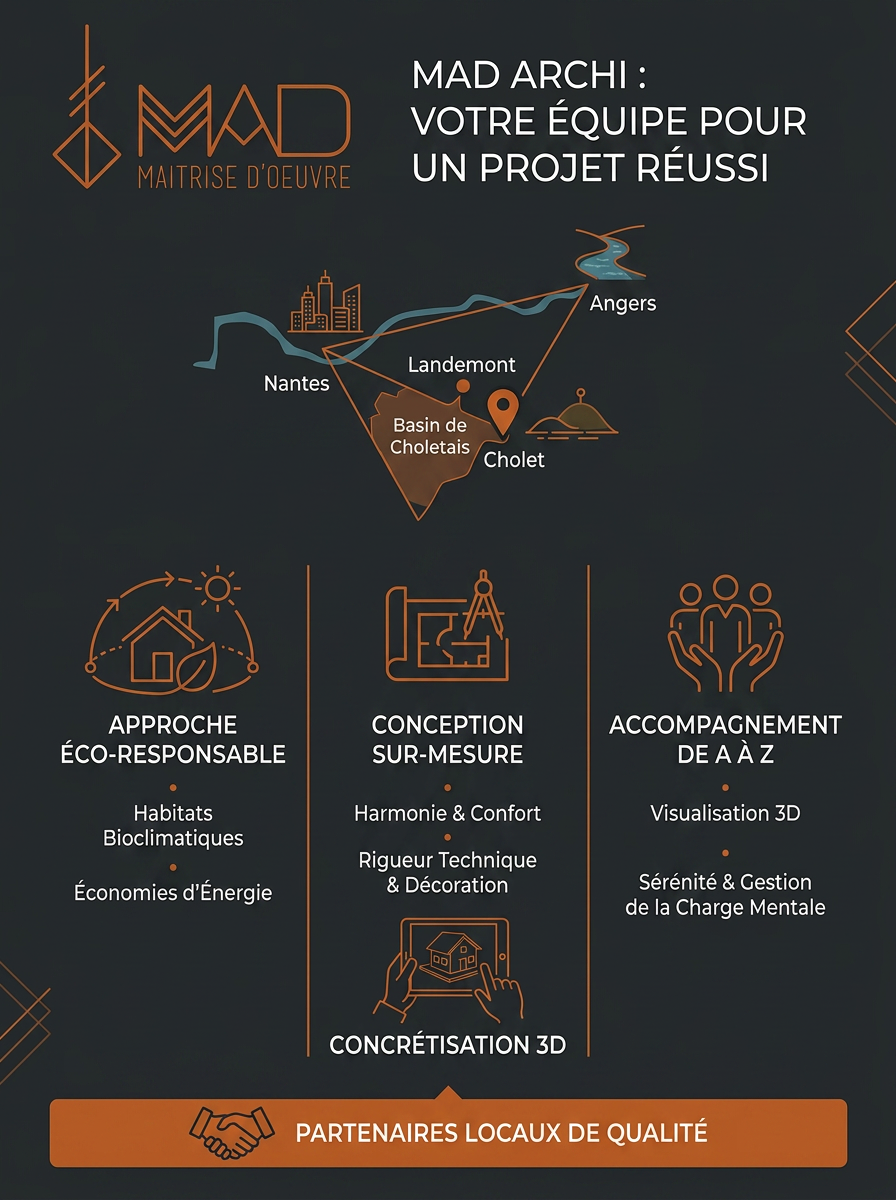 Maître d’oeuvre à Cholet, Agence MAD